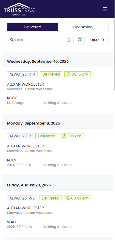 TRUSSTRAX Jobs mobile view